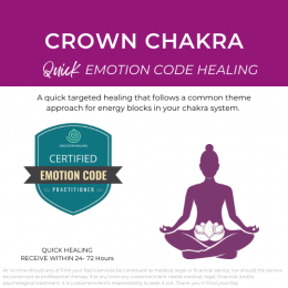 Crown Chakra - Emotion Code Healing