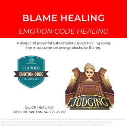 Blame - Emotion Code Healing
